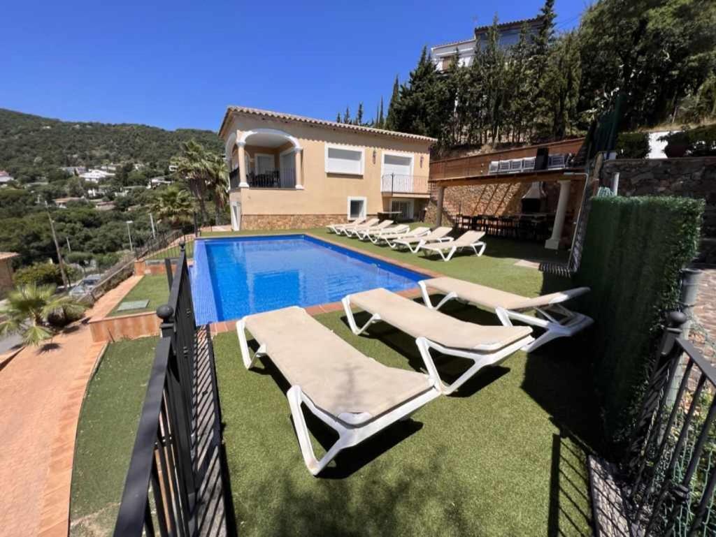 Willa Casa Mas Ambros Con Piscina Desbordante Calonge  Zewnętrze zdjęcie