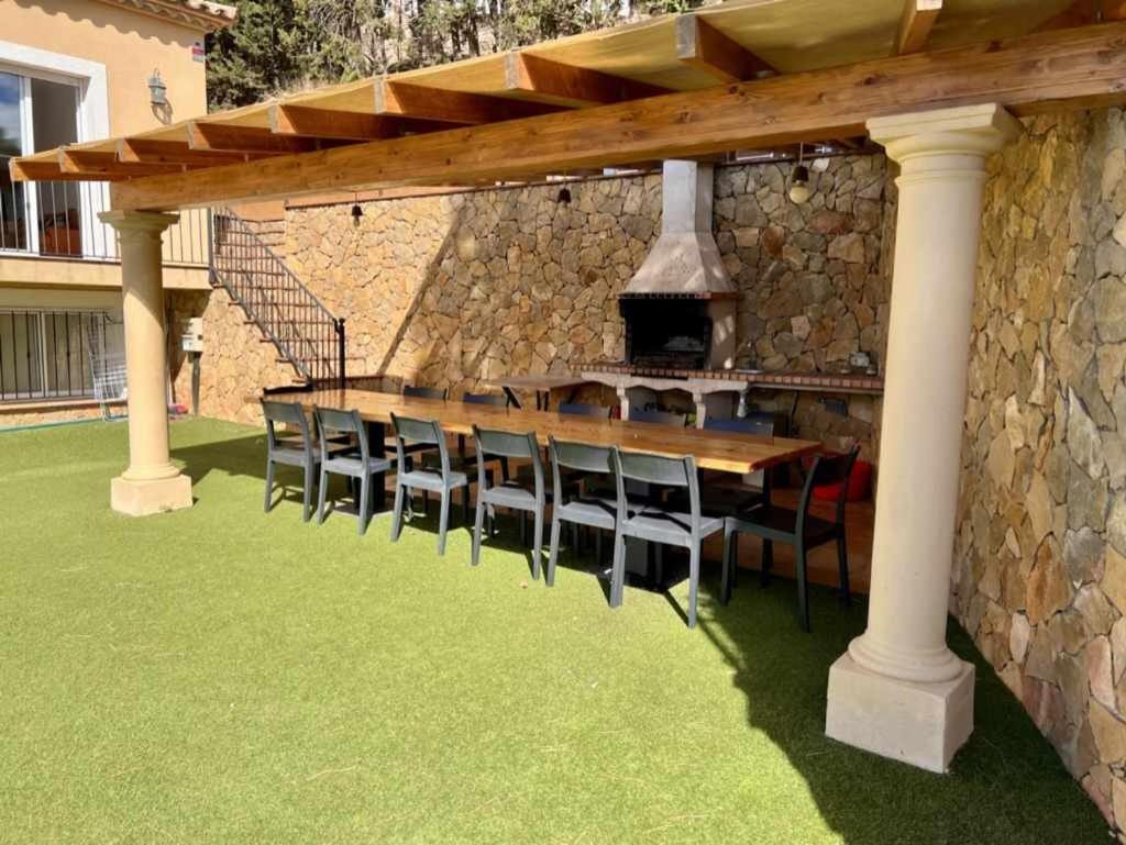 Willa Casa Mas Ambros Con Piscina Desbordante Calonge  Zewnętrze zdjęcie